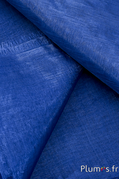 Nappe en organza - 140 x 280 cm - bleu-bleu nuit